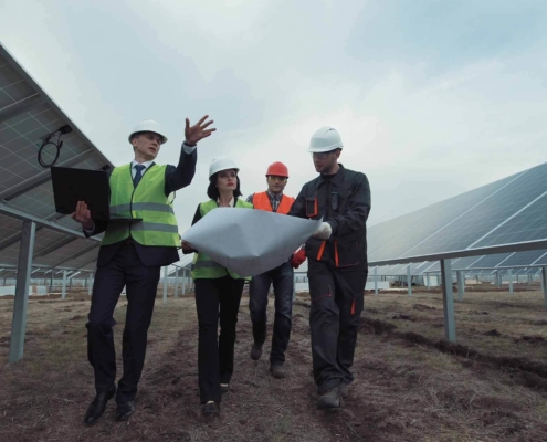 Wind farms becoming solar energy farms